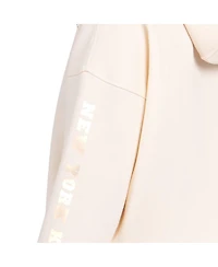 Starter Women's Cream New York Knicks Pastel Relaxed Hoodie