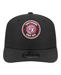 New Era Men's Black Texas Rangers Circle 9SEVENTY Adjustable Hat