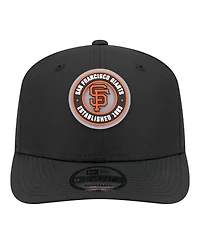 New Era Men's Black San Francisco Giants Circle 9SEVENTY Adjustable Hat