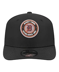New Era Men's Black Detroit Tigers Circle 9SEVENTY Adjustable Hat