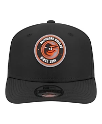 New Era Men's Black Baltimore Orioles Circle 9SEVENTY Adjustable Hat