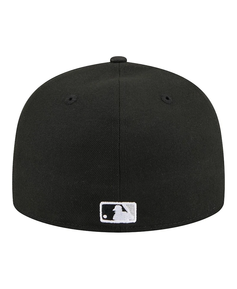 New Era Men's Black Chicago White Sox City Patch 59FIFTY Fitted Hat