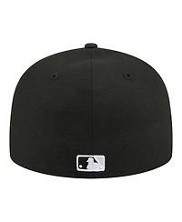 New Era Men's Black Chicago White Sox City Patch 59FIFTY Fitted Hat
