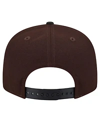 New Era Men's Dark Brown Detroit Lions Burnt Wood Camo 9FIFTY Snapback Hat