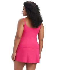 Bleu by Rod Beattie Plus Size Kore Scoop-Neck Tankini Top