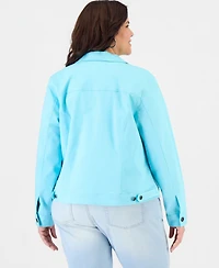 Style & Co Plus Denim Jacket, Created for Macy's