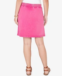 Ruby Rd. Petite French Terry Pull-On Skort