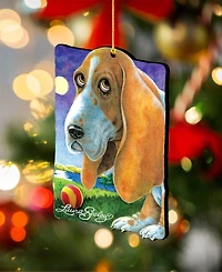 Designocracy Just Baby Steps to the Bay Holiday Ornaments, Set of 2