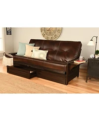 Kodiak Phoenix Frame with Oregon Trail Java Mattress and Storage Drawers