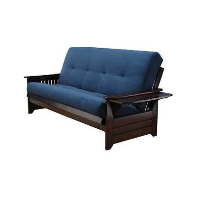 Kodiak Phoenix Frame-Espresso Finish-Suede Navy Mattress