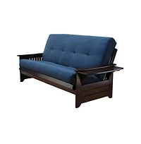 Kodiak Phoenix Frame-Espresso Finish-Suede Navy Mattress