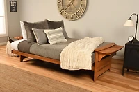 Kodiak Phoenix Frame-Barbados Finish-Suede Gray Mattress