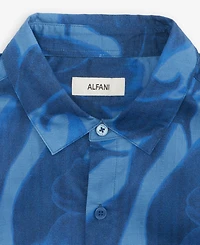 Alfani Men's Short-Sleeve Shadow Floral Shirt, Macy's Exclusive