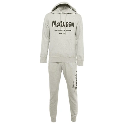 Pre-Owned Alexander Mcqueen Men's Graffiti Logo Print Cotton Joggers Set