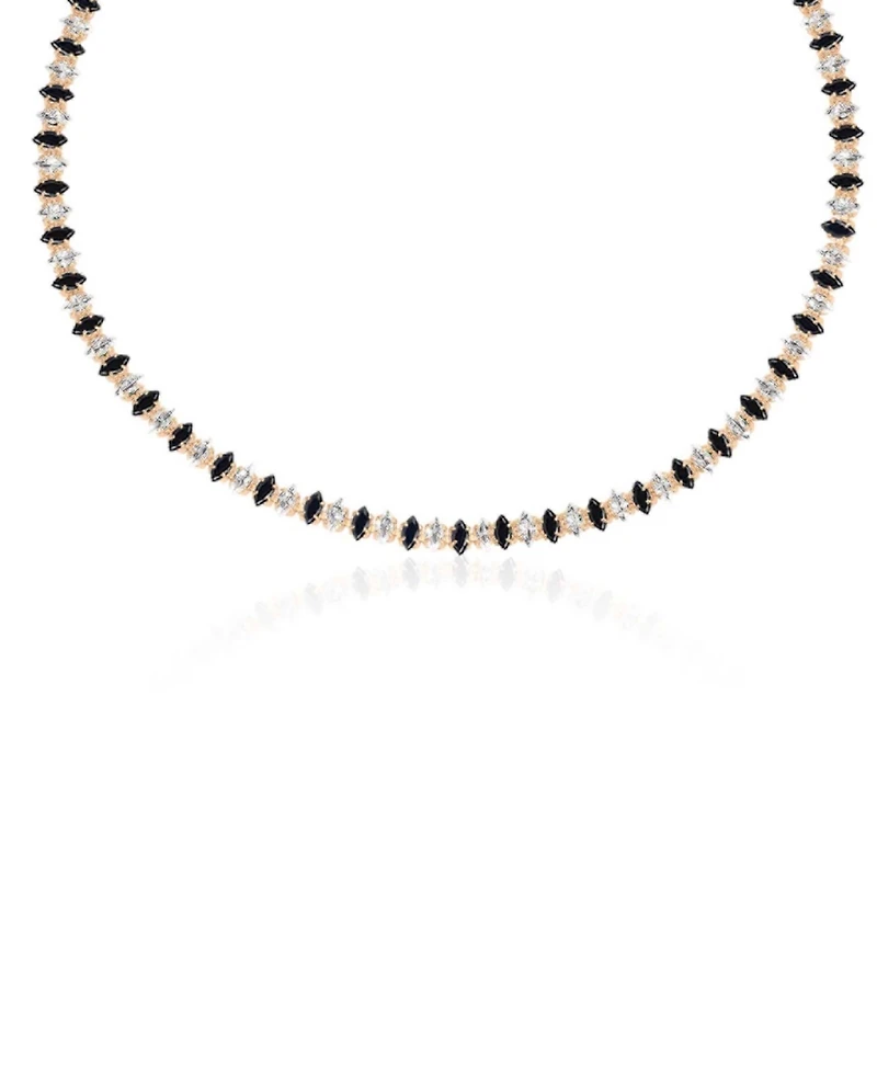 Ettika Marquise Beaded Choker Necklace