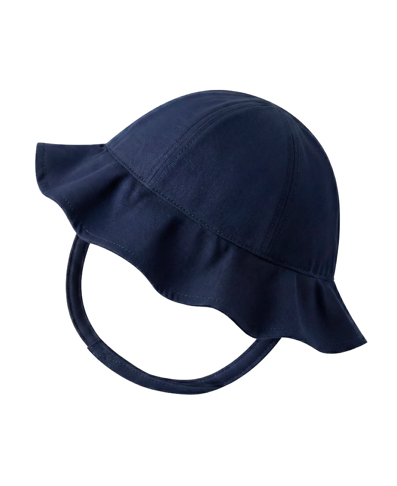 Sperry Baby Girls' Striped One-Piece Swimsuit, Hat and Sunglasses, 3-Piece Set