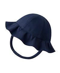 Sperry Baby Girls' Striped One-Piece Swimsuit, Hat and Sunglasses, 3-Piece Set