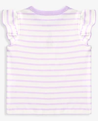 First Impressions Baby Girls' 3M-24M Mix & Match Sunny Embroidery Flutter-Sleeve T-Shirt, Macy's Exclusive