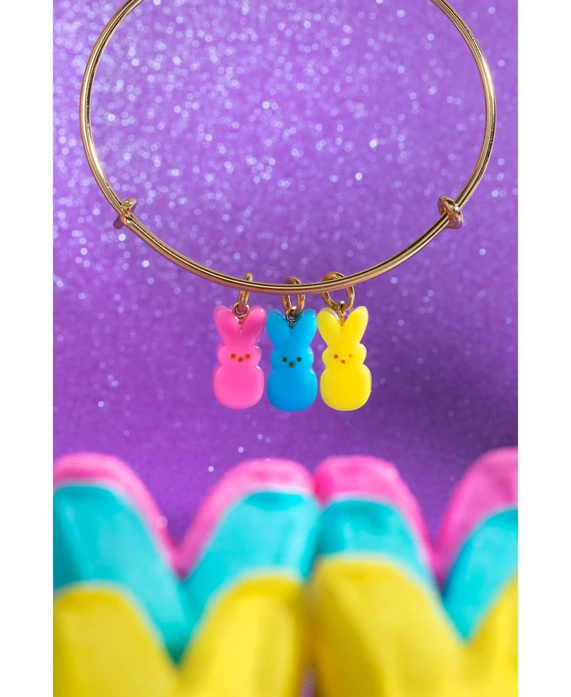 Alex and Ani Peeps Bunny Multi Charm Bangle Bracelet