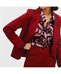 Universal Standard Plus Double Breasted Ponte Blazer