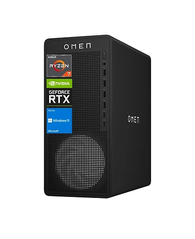 Hp Omen 16L Tower Desktop Amd Ryzen 7 64GB Ram Nvidia GeForce Rtx 5060 4TB Ssd Storage Windows 11 Home
