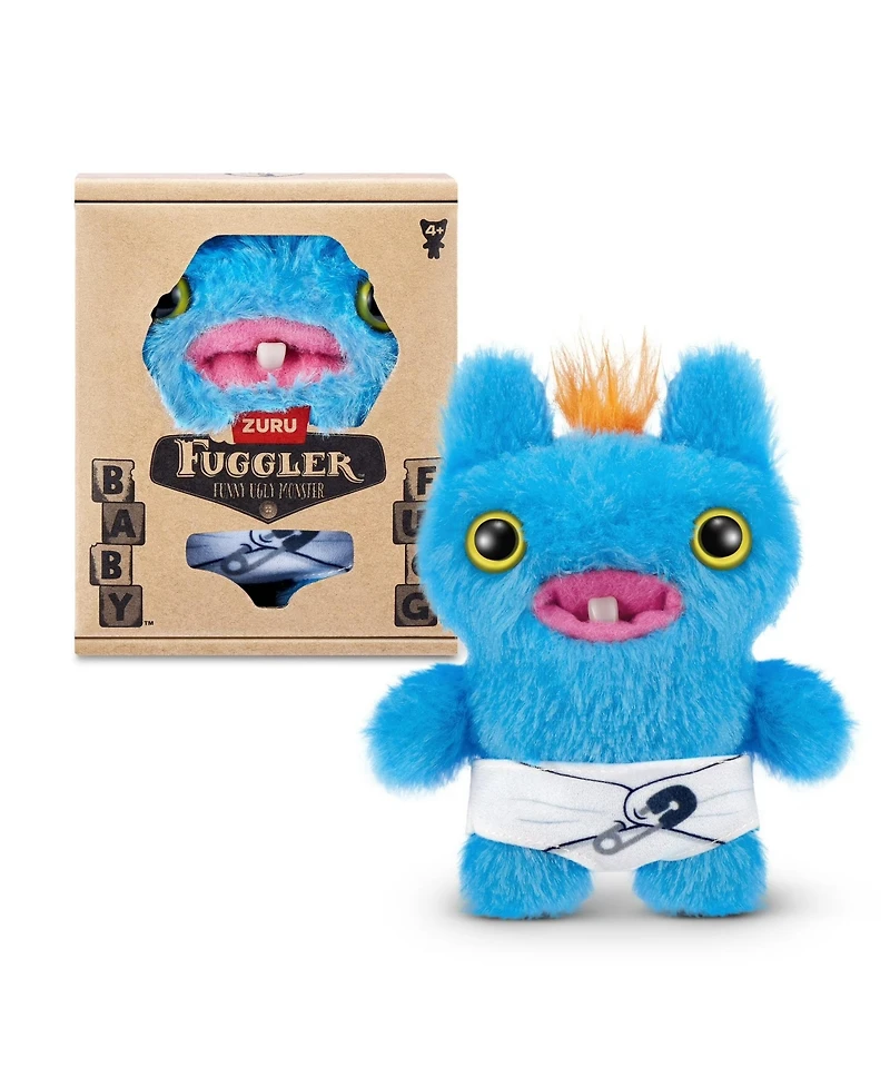 Fuggler Pack of 3 Zuru Baby Fugg Series 3 Screetch 3.5 Inch Plush Toy