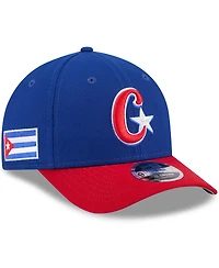 New Era Men's Blue/Red Cuba Baseball 2026 World Baseball Classic 9FORTY M-Crown Adjustable Hat