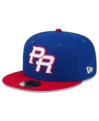 New Era Men's Blue/Red Puerto Rico Baseball 2026 World Classic 59FIFTY Fitted Hat