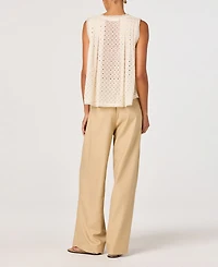 Astr the Label Women's Alisa Sleeveless Crew Neck Top