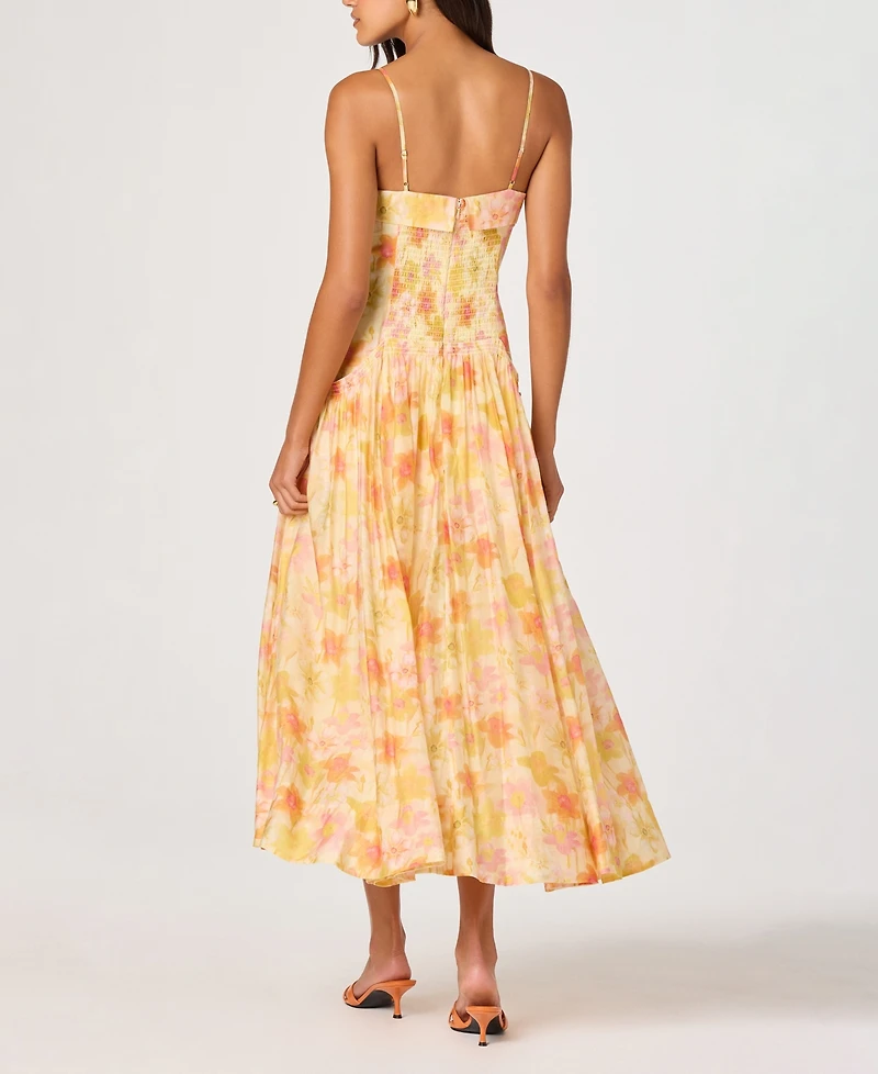 Astr the Label Women's Ovina Square Neck Dress