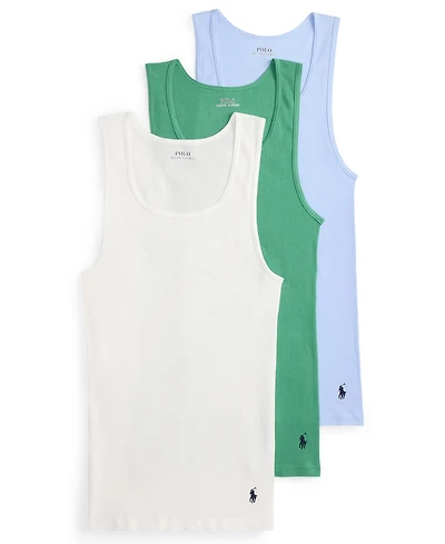 Polo Ralph Lauren Men's 3-Pack Cotton Classic Tank Tops