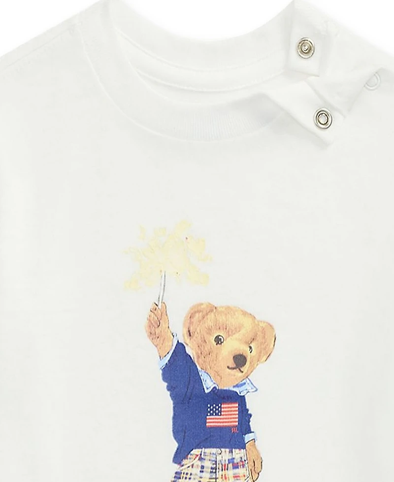 Polo Ralph Lauren Baby Boys Cotton Jersey Bear Tee