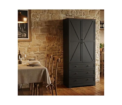 gaomon Farmhouse Kitchen Pantry Cabinet