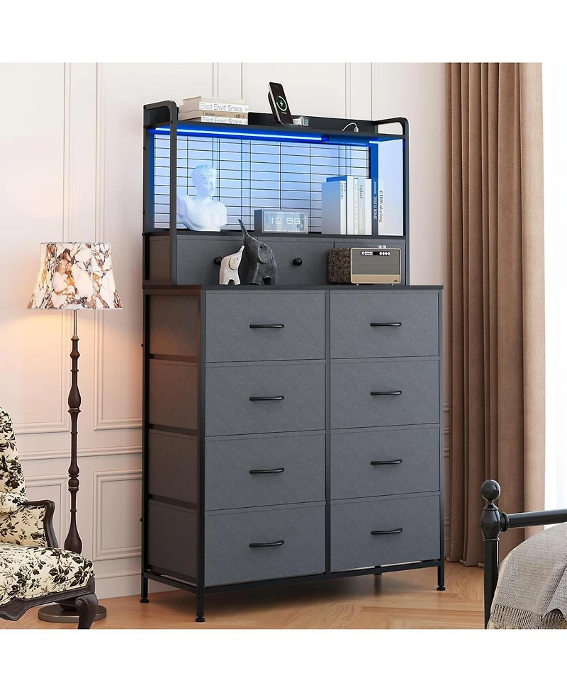 gaomon Smart Dresser with 11 Fabric Drawers