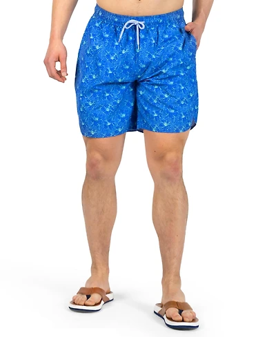 Tailorbyrd Men's Tropical Floral Printed Swim Shorts