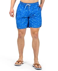 Tailorbyrd Men's Tropical Floral Printed Swim Shorts