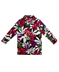 Lauren Ralph Women's Printed Swim Shirt and Shorts, 2-Pc. Set