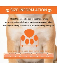 Dog Boots with Reflective Strips and Anti-slip Soles for Medium Large Dogs