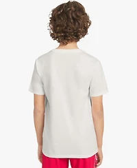 Champion Boys' Short-Sleeve Round Neck Graphic T-Shirt