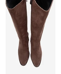 Prologue Shoes Paradis Block Heel Knee High Boot (Women)