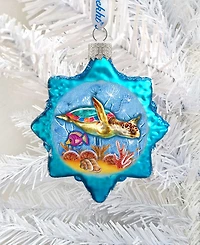 Designocracy Turtle Mercury Holiday Ornament