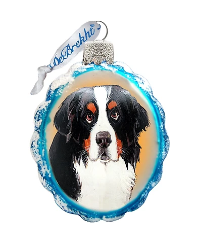 Designocracy Man's Best Friend Rescue Dog Mercury Holiday Ornament