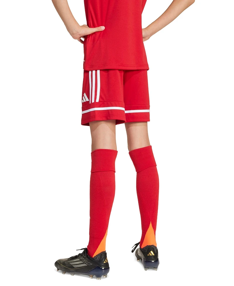 adidas Boys' and Girls' 6-20 Elastic Waist Shorts