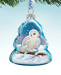 Designocracy Owl Mercury Holiday Ornament