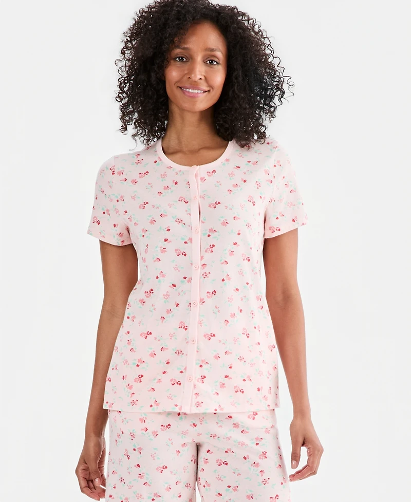 Charter Club Women's 2-Pc. Cotton Bermuda Short Pajamas Set, Created for Macy's