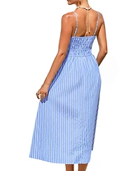 Cupshe Women's Pursuit Striped Maxi Beach Dress