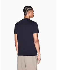 A|X Armani Exchange Men's Short Sleeve Printed Pocket T-Shirt