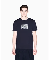 A|X Armani Exchange Men's Short Sleeve Varsity Logo T-Shirt