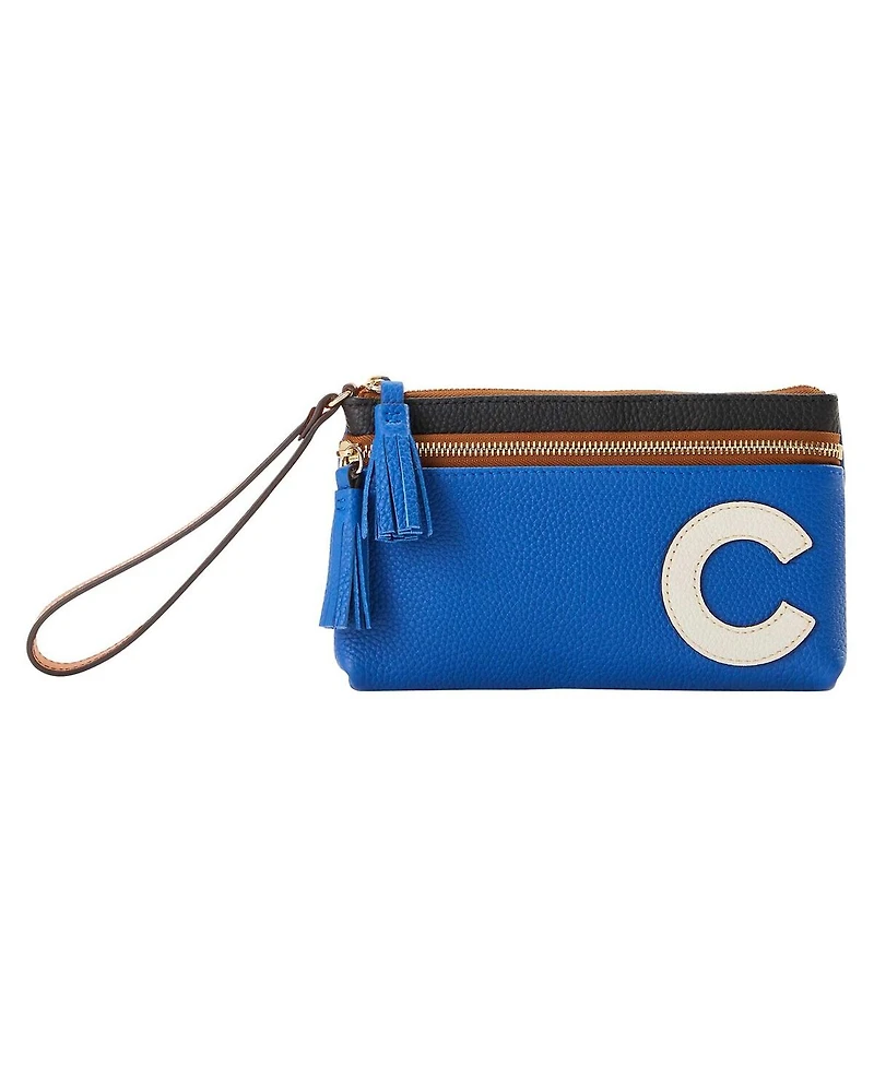 Dooney & Bourke Chicago Cubs Infield Double-Zip Wristlet