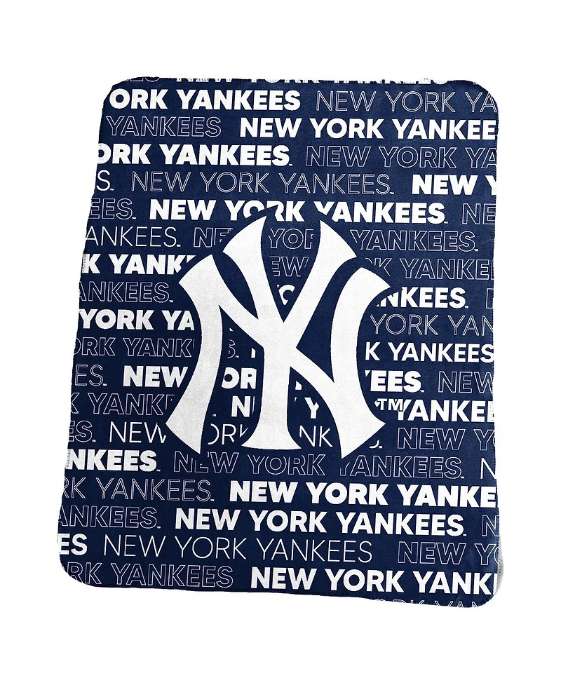 Logo Brands New York Yankees 50" x 60" Classic Fleece Throw Blanket